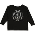 thumbnail image 3 of Inktastic Maui Hawaii Surfing Boys or Girls Long Sleeve Toddler T-Shirt, 3 of 5
