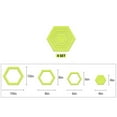 capino Hexagon Quilting Sewing Templates, Seam Allowance, Acrylic