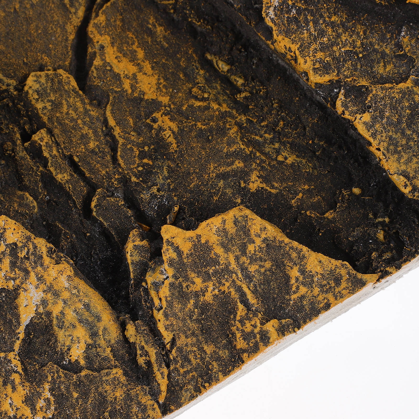 COOPHYA Brown Terrarium Background Board, Lightweight PU Material, Realistic Reptile Habitat Decoration for Amphibians and Lizards