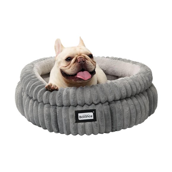 Cama para gatos BALANCE, lavable, redonda, supersuave, de felpa para gatitos