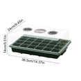 thumbnail image 3 of Large Seedling Starter Tray with Humidity Dome, 24 Hole Propagation Kit for Growing Multiple Plants, Reusable Gardening Tray with Adjustable Vents for Starting Vegetables and Flowers, 3 of 6