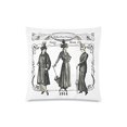 thumbnail image 1 of BOSDECO Retro Style Paris Mode French Lady 1914 Throw Pillow Cover Cushion Case 20x20 inches Two Sides Printing, 1 of 1