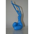 thumbnail image 3 of Nifao Modern Art Dancer in Action Blue Resin Statue – Home Office Decor Sculpture, 4"L x 6"W x 13"H, 3 of 8