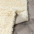 thumbnail image 6 of Hauteloom Kettering Wool Hallway, Kitchen Runner Rug - Shag - Plush Pile - Beige - 4' x 10', 6 of 14