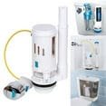 thumbnail image 1 of Dual Flush Valve Push Button Push Button Toilet Cistern White 1.5\" And 2\" 1pcs, 1 of 9