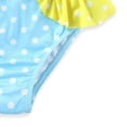 thumbnail image 6 of SpongeBob SquarePants UPF 50+ Bathing Suit Tankini and Bikini Bottom Swimsuit Set (Girls), Sizes 4-8, 6 of 6