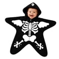 thumbnail image 5 of Shadoumai Baby Starfish Halloween Onesie Winter Jumpsuit Newborn Starfish Swaddle Bag Thick Fleece Wearable Starfish Baby Onesie, 5 of 5