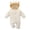 Beige, variant on Huanglei Baby Bear Jumpsuit Outfit Girls Boys Winter Hooded Romper Snowsuit ,0-3 Months ,Beige
