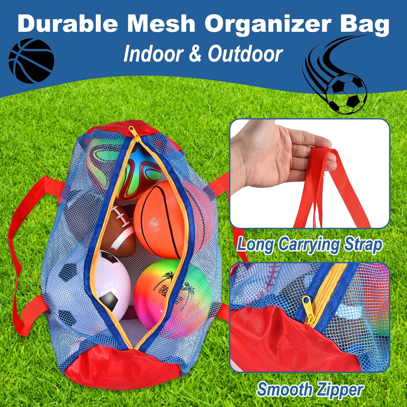 Faburo Toys Balls for Toddlers 1-3 , Toddler Outdoor Sports Toys,Football Basketball Rugby Baseball Volleyball Soccer 1 2 3 4 5 Gift
