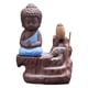 thumbnail image 1 of Quemadores de incienso de reflujo, adorno de decoración del hogar de cerámica de apariencia bonita para dormitorio, sala de té, oficina, azul, 1 of 5