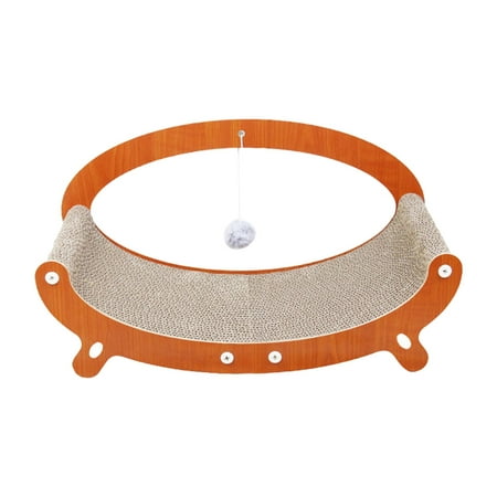 Cat Scratcher Cardboard Lounge Bed Cat Nest Sofa Cat Scratcher Pad House Cat Scratching Board Cat Scratch Pad for Playing Kitty Indoor Cats 50cmx26cm