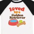 thumbnail image 4 of Inktastic Golden Retriever Loved by a Boys or Girls Toddler T-Shirt, 4 of 5