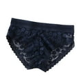 thumbnail image 2 of Byworldtasic Womens Breathable UnderwearWomen Lace Hipster Panties Full Coverage Soft Stretch Boxer Briefs Blue, 2 of 4