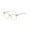 Apricot, variant on Tnobhg Blue Light Blocking Glasses Unisex Large Frame Clear View Strong Hinge Transparent with Brim Eye Protection Clear Bluelight Glasses Spectacles Eyewear