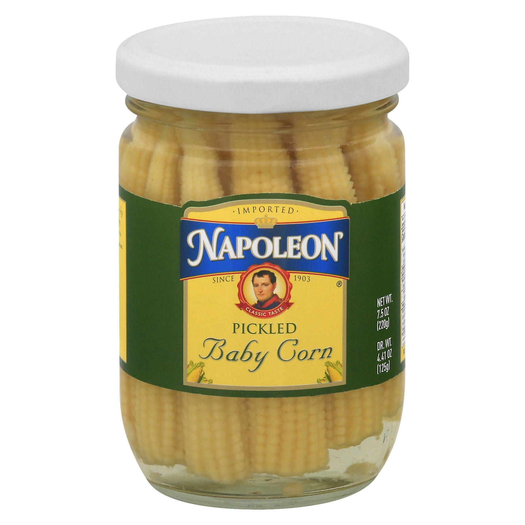 Napoleon Pickled Baby Corn 7.5 oz (Pack Of 12)