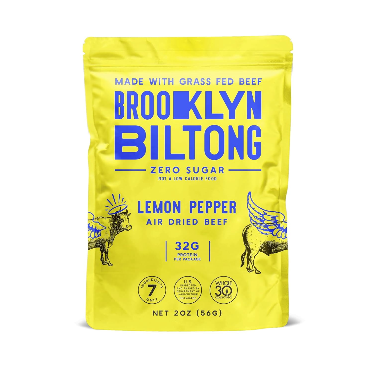 Brooklyn Biltong - Air Dried Grass Fed Beef Snack, South African Beef Jerky - Whole30 Approved, Paleo, Keto, Gluten Free, Sugar Free, M