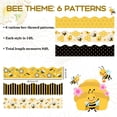 thumbnail image 3 of Tablón de anuncios con bordes VABAMNA Bee para decoración de aula, 84 pies, 3 of 8