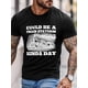 thumbnail image 2 of Men's T-Shirt,Short Sleeve Tee Shirt Casual Tops Motor Vehicle Crew Neck T Shirts for Men, 2 of 8