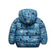 thumbnail image 3 of 1-6Y Toddler Baby Hooded Fleece Lined Down Jacket Christmas Boys Girls Kids Thicken Warm Winter Puffer Coat Outerwear, 3 of 12