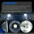thumbnail image 5 of Pair Round 7inch GLASS Headlight Vintage ORIGINAL CLASSIC LOOK conversion Chrome, 5 of 6