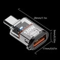 thumbnail image 5 of OTG Adapter for Laptop Phone Support Charging and Data Transfer Type-C Male to USB A Female Converter USB C Extender, 5 of 7