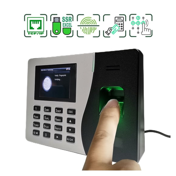 Fingerprint Time and Attendance System Smart Office Employee Clock Recording Machine Time Clock,Attendence Machine