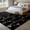 Black Light Green Light Brown, variant on Area Rug for Living Room, Sparrow Non-Slip Indoor Large Carpet for Bedroom/Dining Room, Spring Birds on The Branches Vintage Country Washable Low-Profile Rectangle Floor Mat Runner Rugs - 3 x 5 Ft