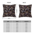 thumbnail image 3 of Rateoe Daisies Flowers Pattern Throw Pillow Cover Premium Pillow Stuffer Sham Square for Decorative Cushion Bed Couch Sofa(Pillow insert not included), 3 of 8