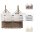 thumbnail image 3 of Bras for Women Front Closure Lace Racerback Style,Supportive No Underwire Bras Push Up Bralettes, 3 of 9