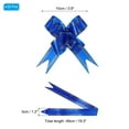 thumbnail image 2 of Uxcell 4" Gift Wrap Bows Christmas Pull Bow Baskets Present Wrapping Ribbon Bows Dark Blue 20 Pack, 2 of 6