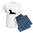 thumbnail image 5 of CafePress - French Bulldog Yoga Pajamas - Women's Short Sleeve Print T-Shirt and Pants Light Cotton Pajama Set, 5 of 7