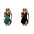 thumbnail image 1 of (Lot de 2) Rinsvye Pyjama en Dentelle avec Anneau en Acier pour Femme, 1 of 1