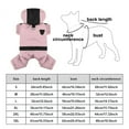 thumbnail image 3 of Warm Dog Coat with Hood,Waterproof Windproof Winter Full Body Dog Jacket Snowsuit,Adjustable Cold Weather Pet Clothes (Light Pink,M), 3 of 4