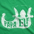 thumbnail image 2 of Mens Papa Elf Shoe T Shirt Cute Christmas Santas Helper Tee for Guys Graphic Tees, 2 of 9