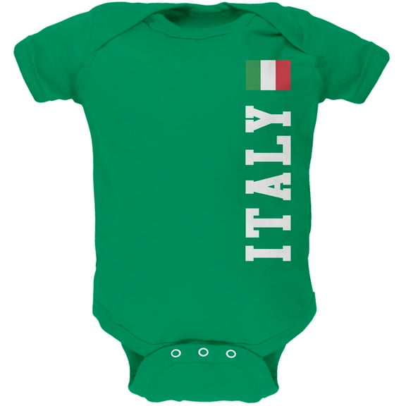 Old Glory World Cup Italy Soft Short Sleeve Graphic Baby One Piece