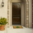 thumbnail image 6 of Northlight Natural Coir Shamrock with Stripes Outdoor Doormat 18" x 30", 6 of 7