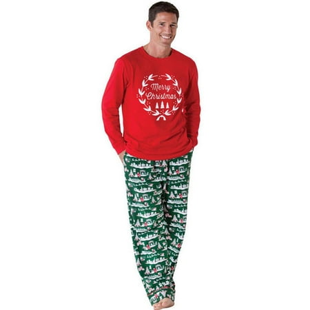 

Christmas Family Holiday Pajamas Matching Christmas Tops Pants Letter Sleepwear