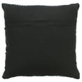 thumbnail image 3 of The Urban Port 18 x 18 Jacquard Square Decorative Cotton Accent Throw Pillow with Soft Boho Tribal Pattern, Black, White, 3 of 7