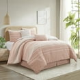 thumbnail image 2 of Nanshing 6 Piece Comforter Set, Queen, Blush, 2 of 4