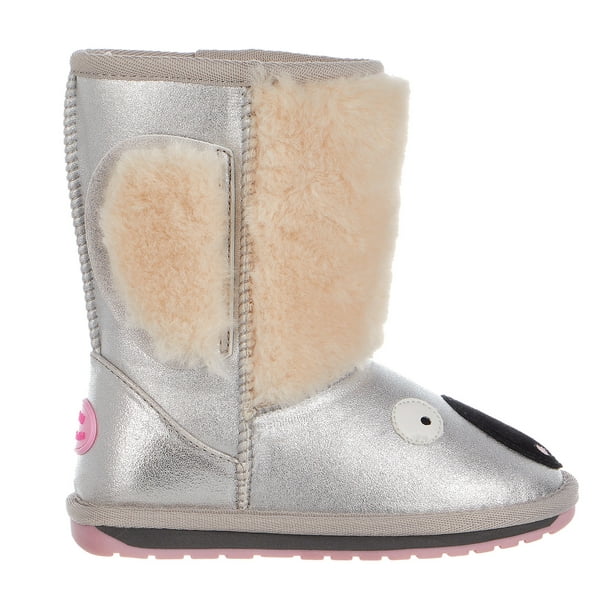 vervormen surfen eindeloos Emu Australia Winter Snow Boots Koala Glitter Deluxe Wool Boots - Kids -  Walmart.com