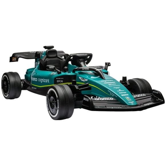 Qaba Aston Martin Licensed Electric Go Kart 12V Kids Ride on Car w/ Remote