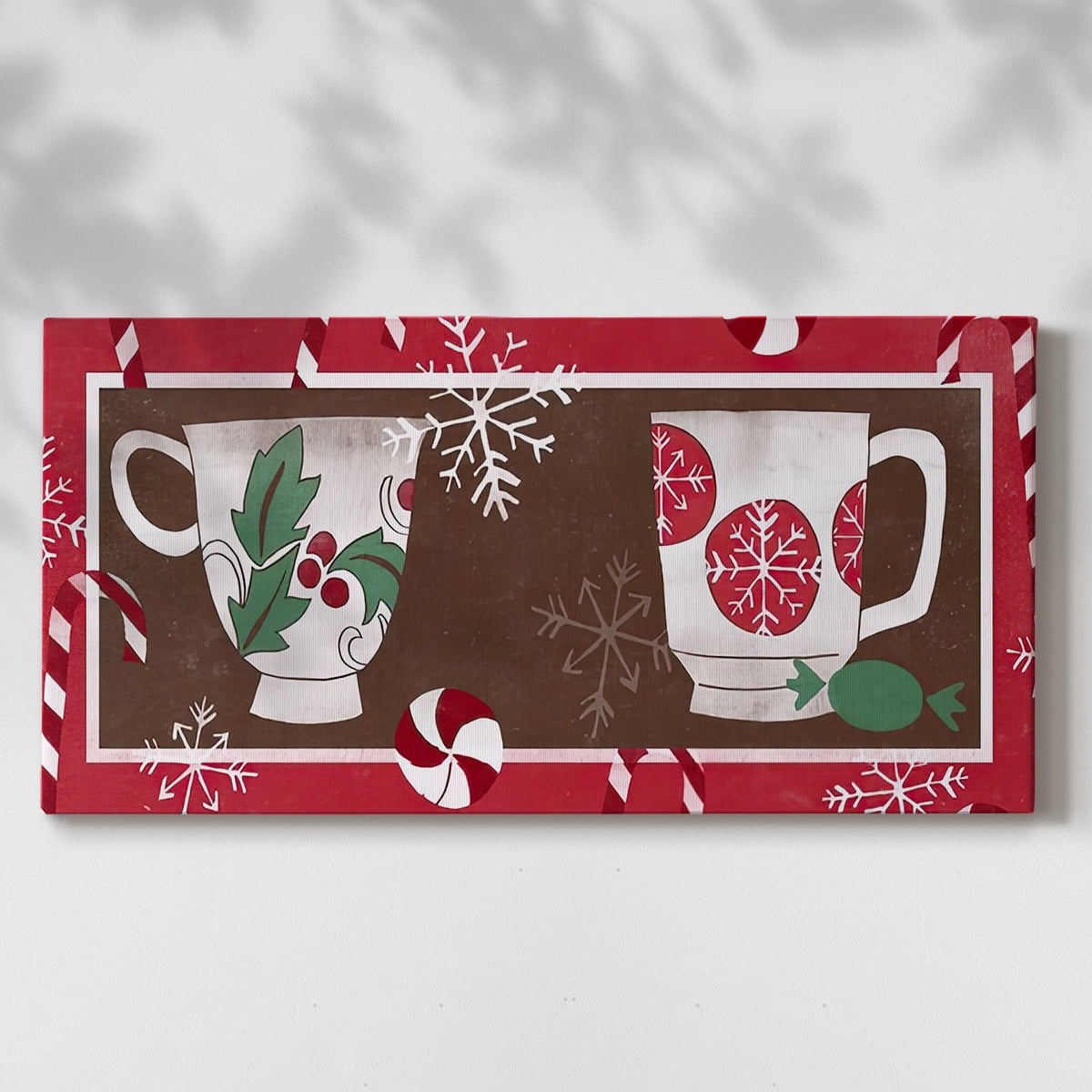 Cozy Cocoa Christmas Collection D- Gallery Wrapped Canvas