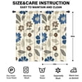 thumbnail image 2 of Blackout Kids Curtains,Pioneer Flower Childrens Insulated Curtains Set Of 2,Bedroom Essentials,Toddler Room Decor 42x84in(106x213cm), 2 of 4