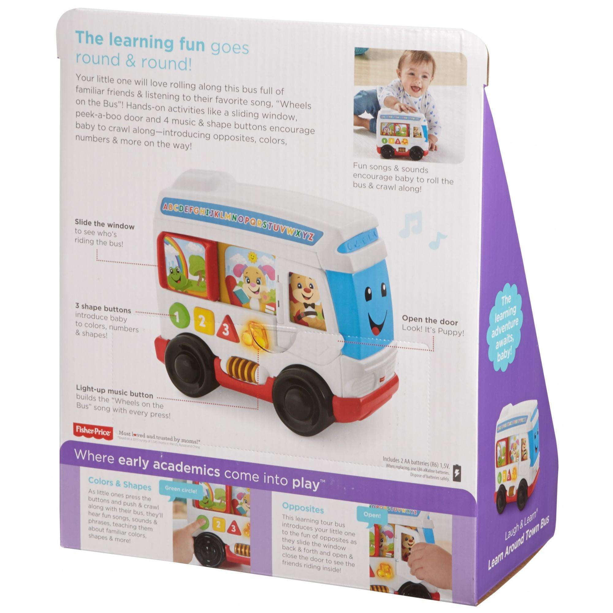 Fisher Price Laugh Learn Learn Around Town Bus Walmart
