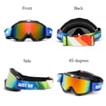 thumbnail image 6 of JUST GO Ski Goggles for Skiing Motorcycling and Winter Sports Dual-Layer Anti-Fog 100% UV Protection lens Snowboard Goggles fit Men, Women and Youth, Black Frame/ Red Revo Lens (VLT 10.5%), 6 of 9