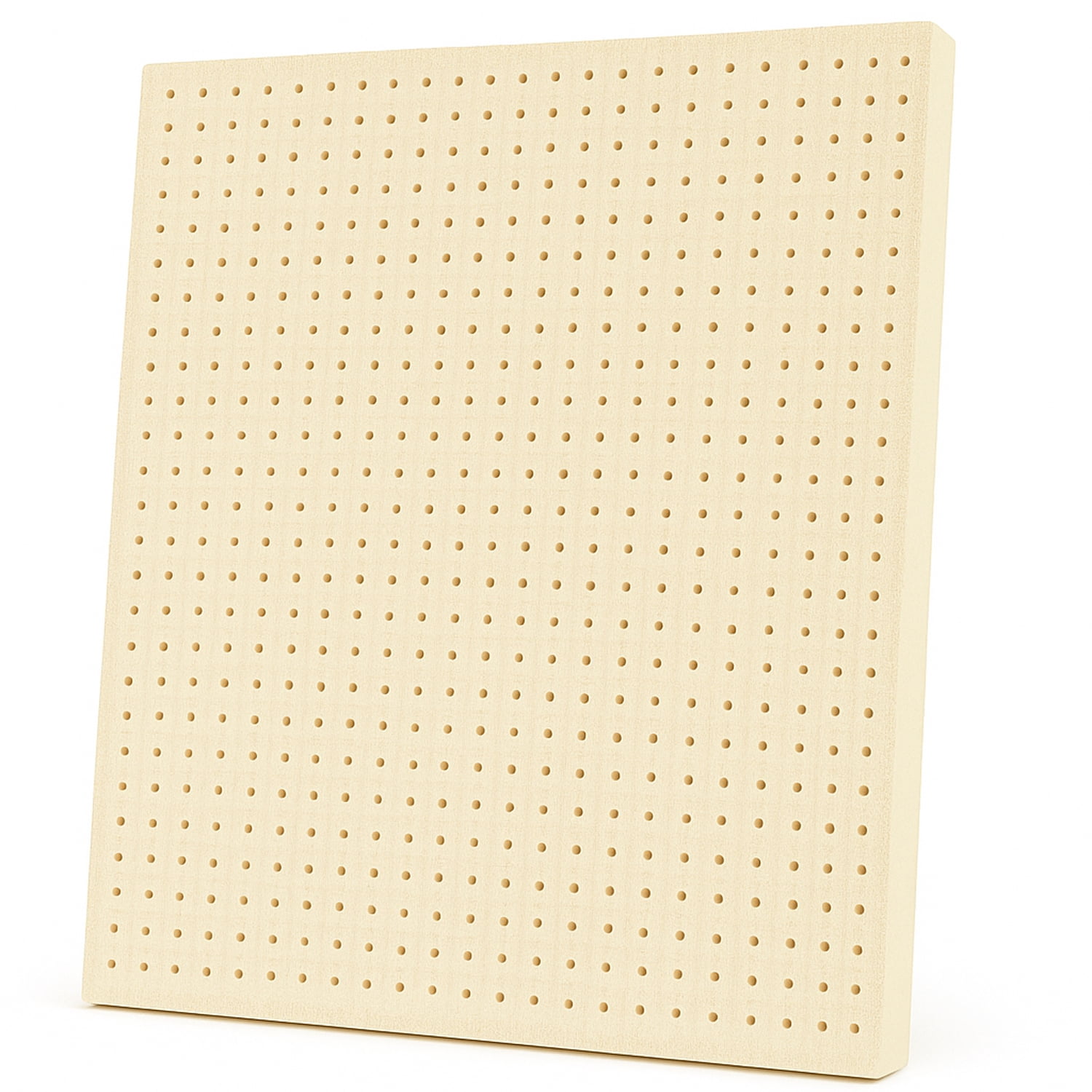 ORGANIC TEXTILES Organic Latex Mattress Topper, GOLS Certified - Heather Grey Cover, No Zipper - (3" Twin-XL - Firm)