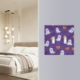 thumbnail image 4 of Yayeee Toggle Light Switch Wall Plate 3-Gang 6.37"x4.48" Decorative Outlet Cover, Halloween Purple Ghosts, 4 of 7