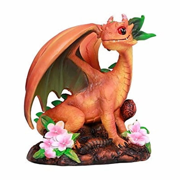 Pacific Giftware Dragon de Jardin Pêche par Stanley Morrison Statue de Décoration Intérieure