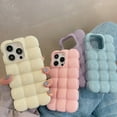 thumbnail image 2 of Cute Stylish Bread Chocolate Block 3D Glossy Protective TPU Case with Fashionable Designs for Women Girls Compatible with iPhone Case (Purple,iPhone 13 Pro), 2 of 7