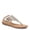 GOLD, variant on Womens London Faux-Leather Thong Flat Sandals
